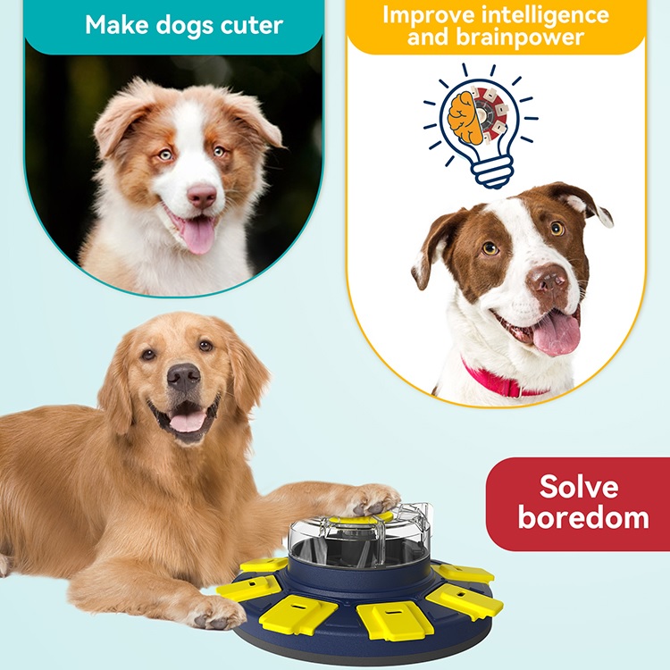 Dog Treat Puzzle Slow Feeder Toys Interactive Toys for Large Medium Small Dogs