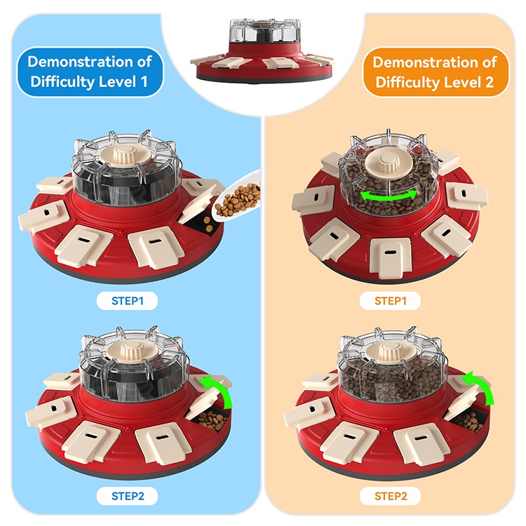 Dog Treat Puzzle Slow Feeder Toys Interactive Toys for Large Medium Small Dogs